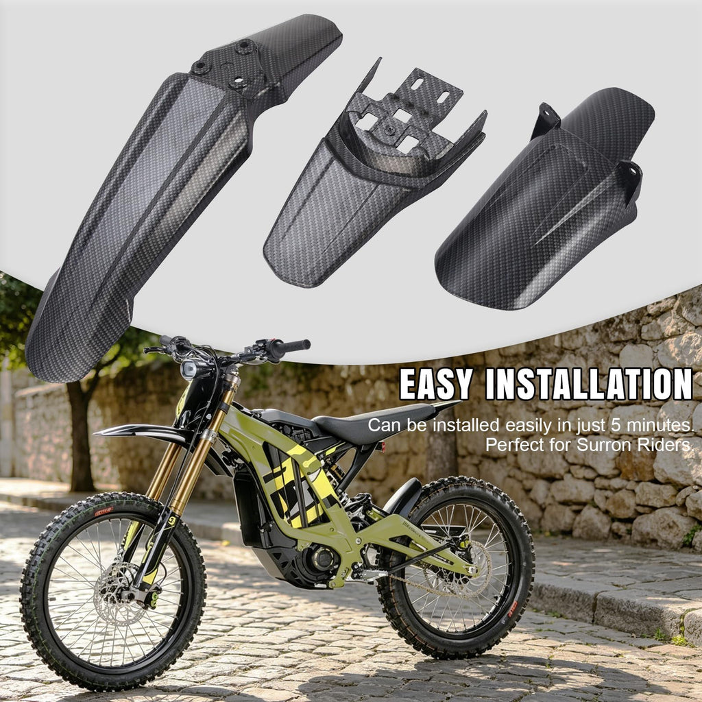 Black Front & Rear Fender Kit H775