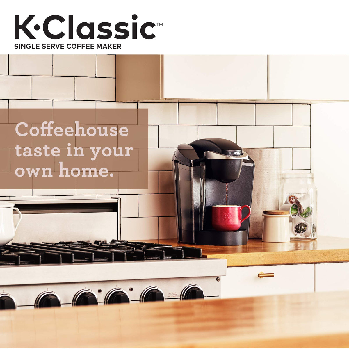 Black Single-Serve K-Cup Pod Coffee Maker F2281