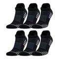 Men's Bamboo Rayon Striped Ankle Socks 6 Pairs Y2607