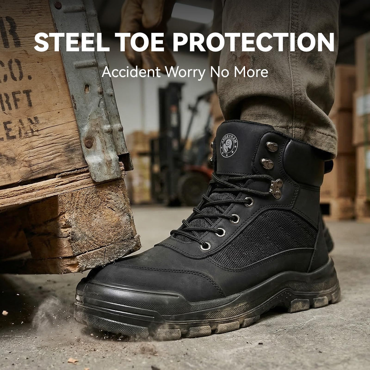 Steel Toe Puncture Proof Work Boots D902
