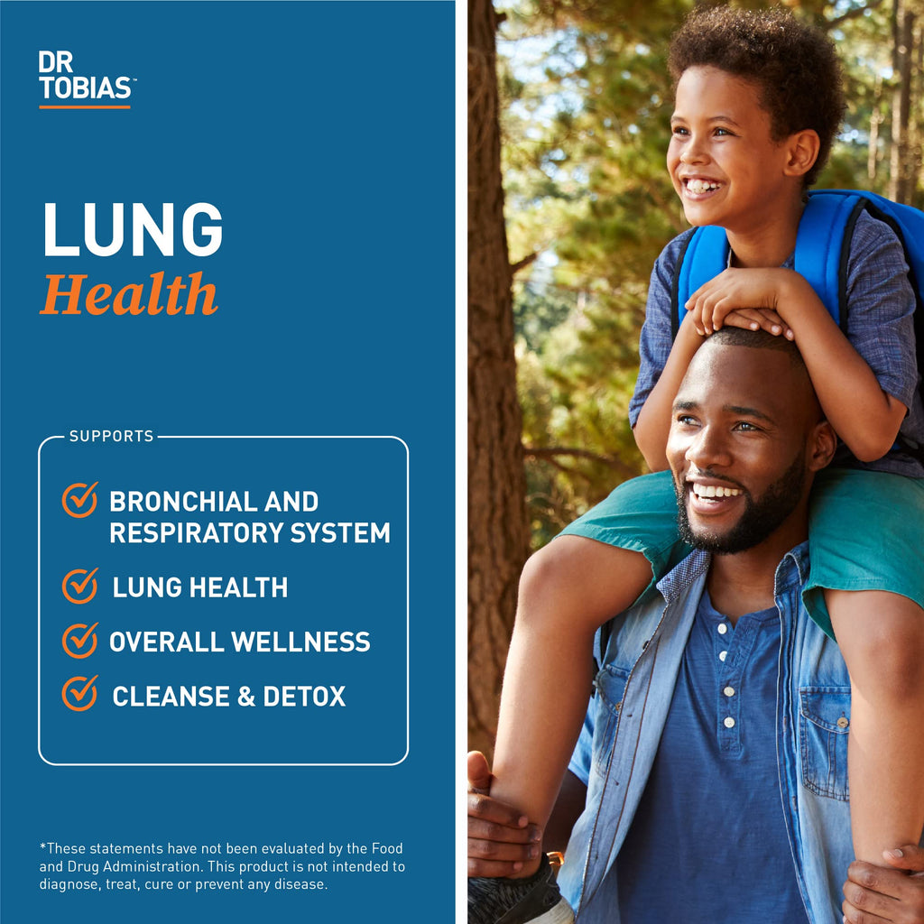 Omega 3 Fish Oil & Lung Health Supplements, 60 Capsules Q868