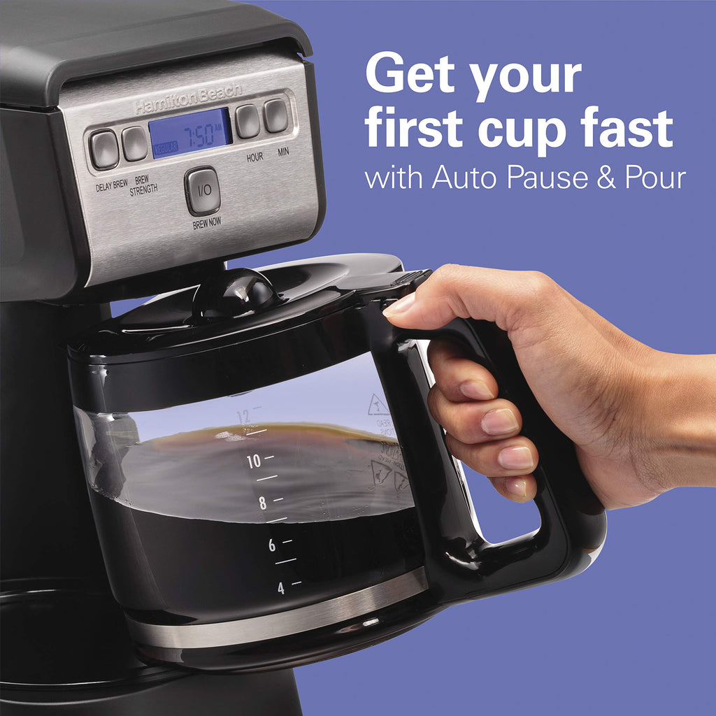 12 Cup Compact Programmable Drip Coffee Maker Z67306