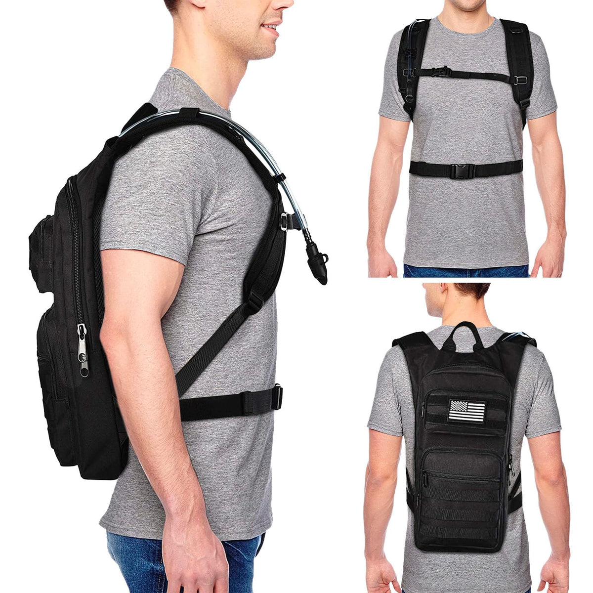 Hydration Backpack with 3L Water Bladder Y326