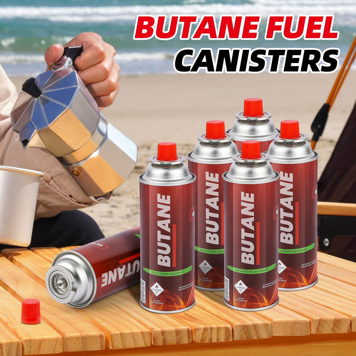 Butane Fuel Canister 12 x 8oz L692