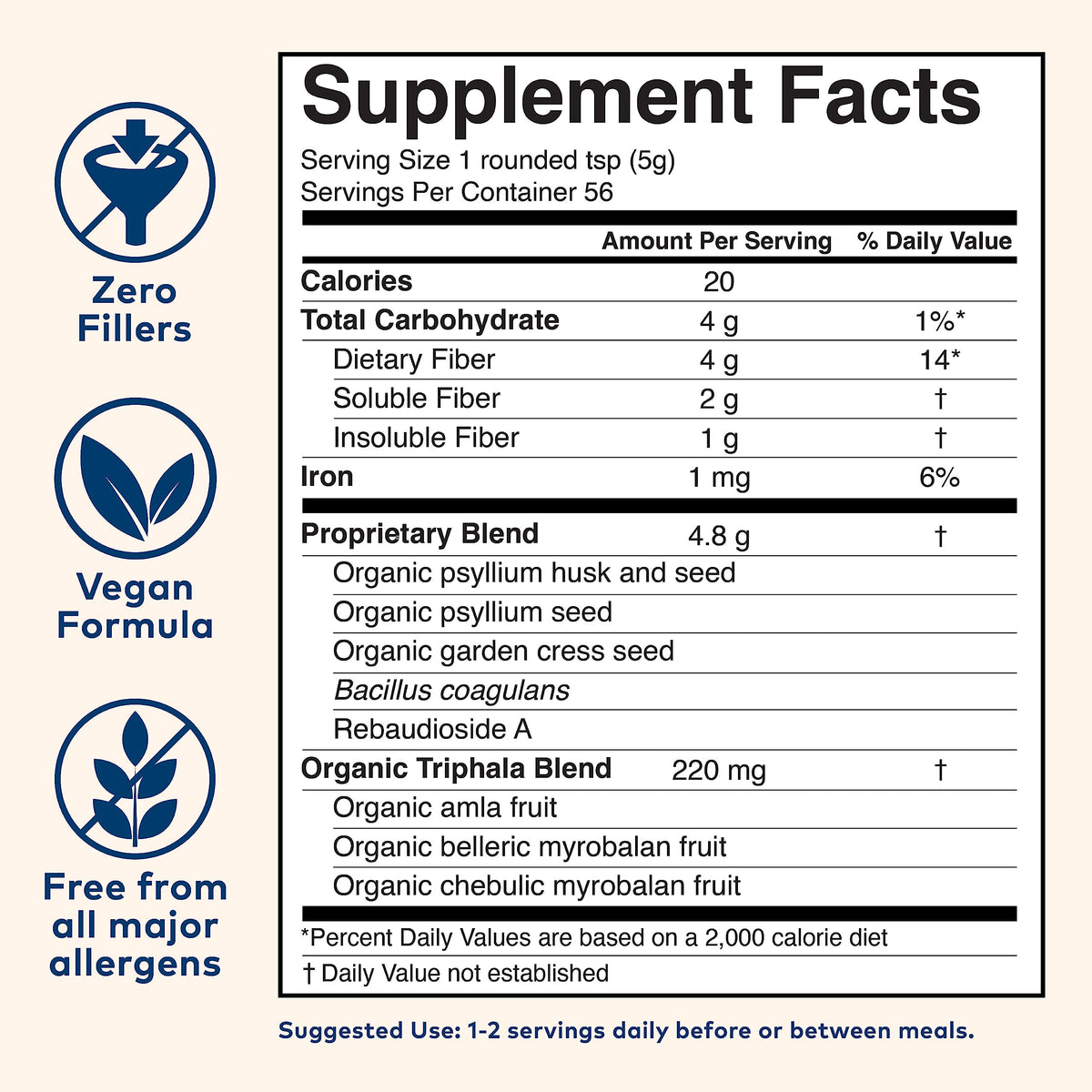 Psyllium Husk Powder 10 Oz G209