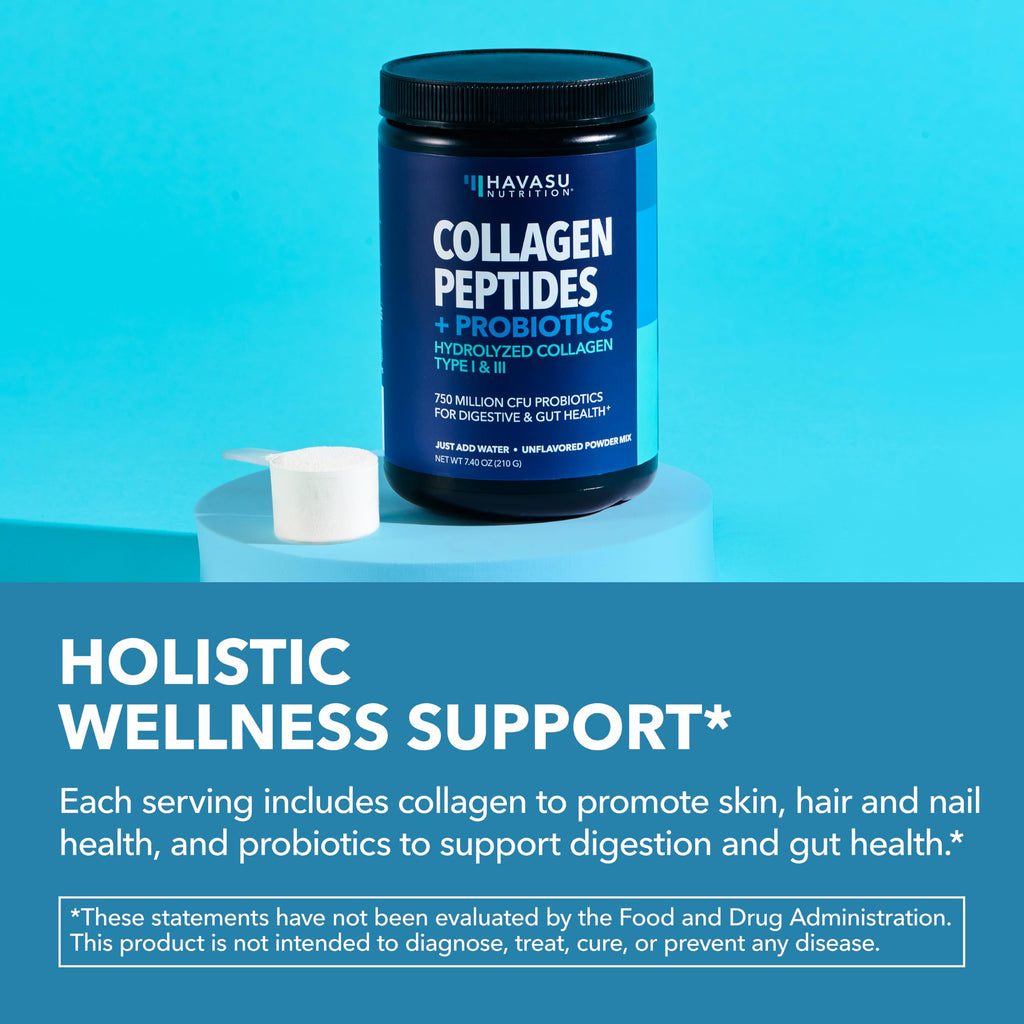 Unflavored Collagen Peptides Powder with Probiotics Y403