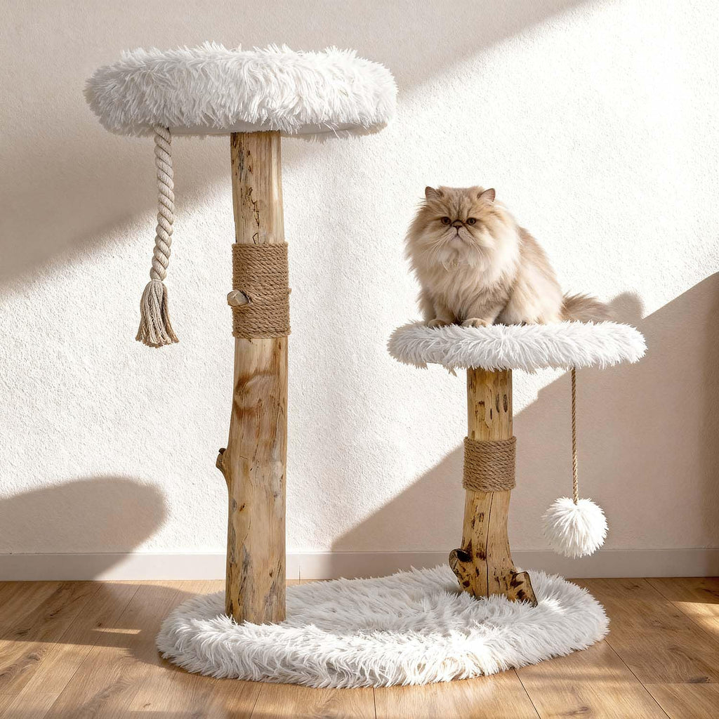Modern Cat Tree Tower with Sisal Scratching Post T3794