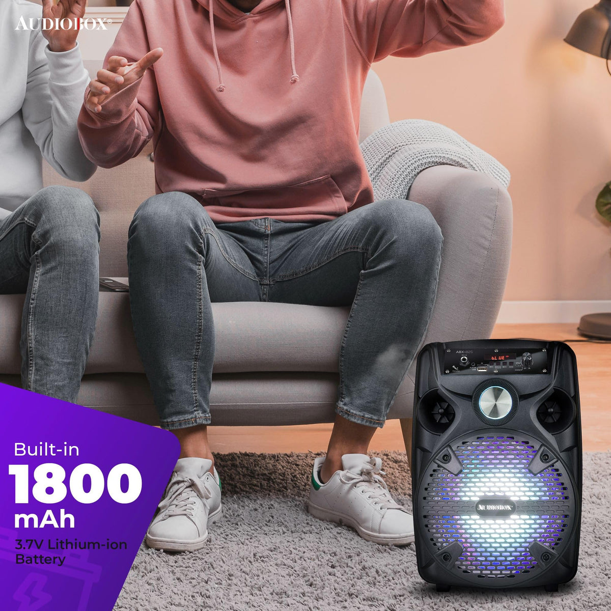 Bluetooth Party Speaker with Stand & Wired Microphone X702791