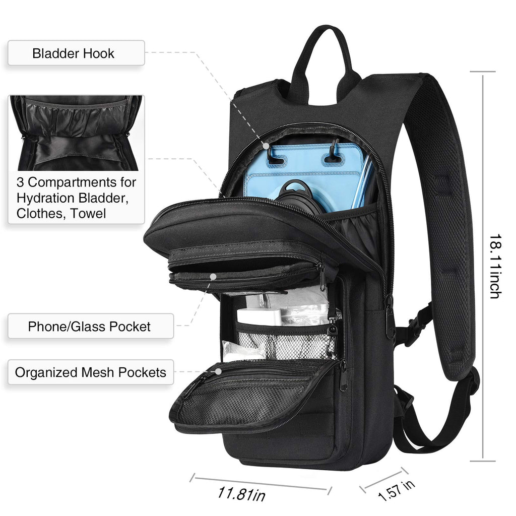 Hydration Backpack with 3L Water Bladder Y326