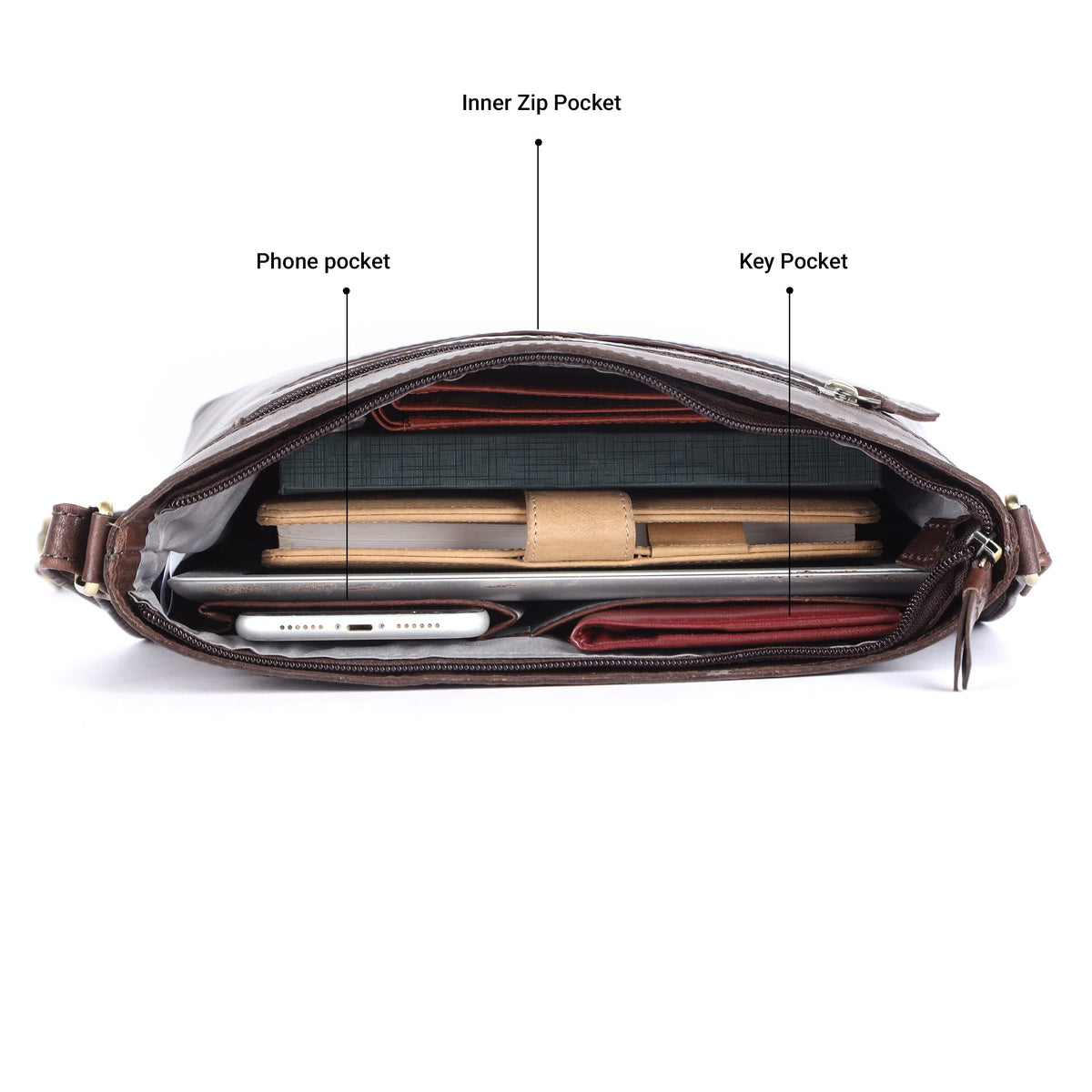 Soft Real Leather Womens Crossbody Handbags and Purses C7351