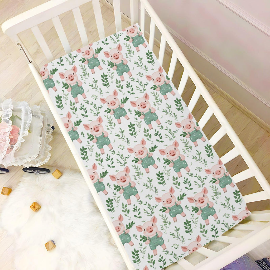 Soft Breathable Microfiber Crib Sheet X696204