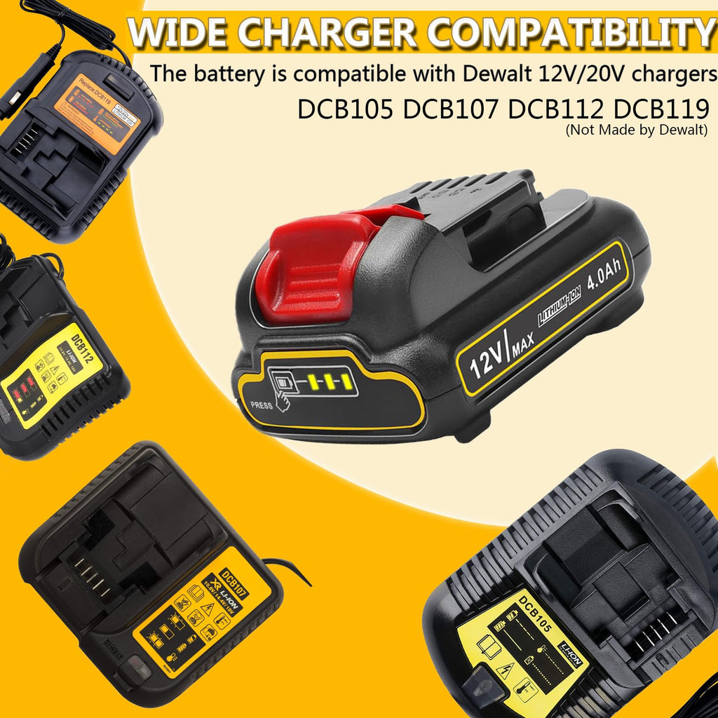 12V 4Ah Battery 2 Pack N821105