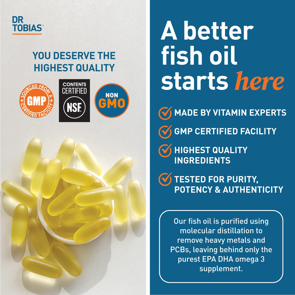 Omega 3 Fish Oil & Lung Health Supplements, 60 Capsules Q868