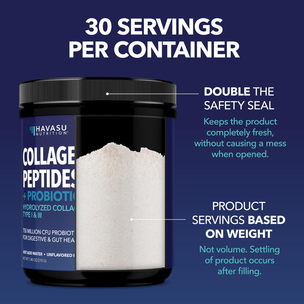 Unflavored Collagen Peptides Powder with Probiotics Y403
