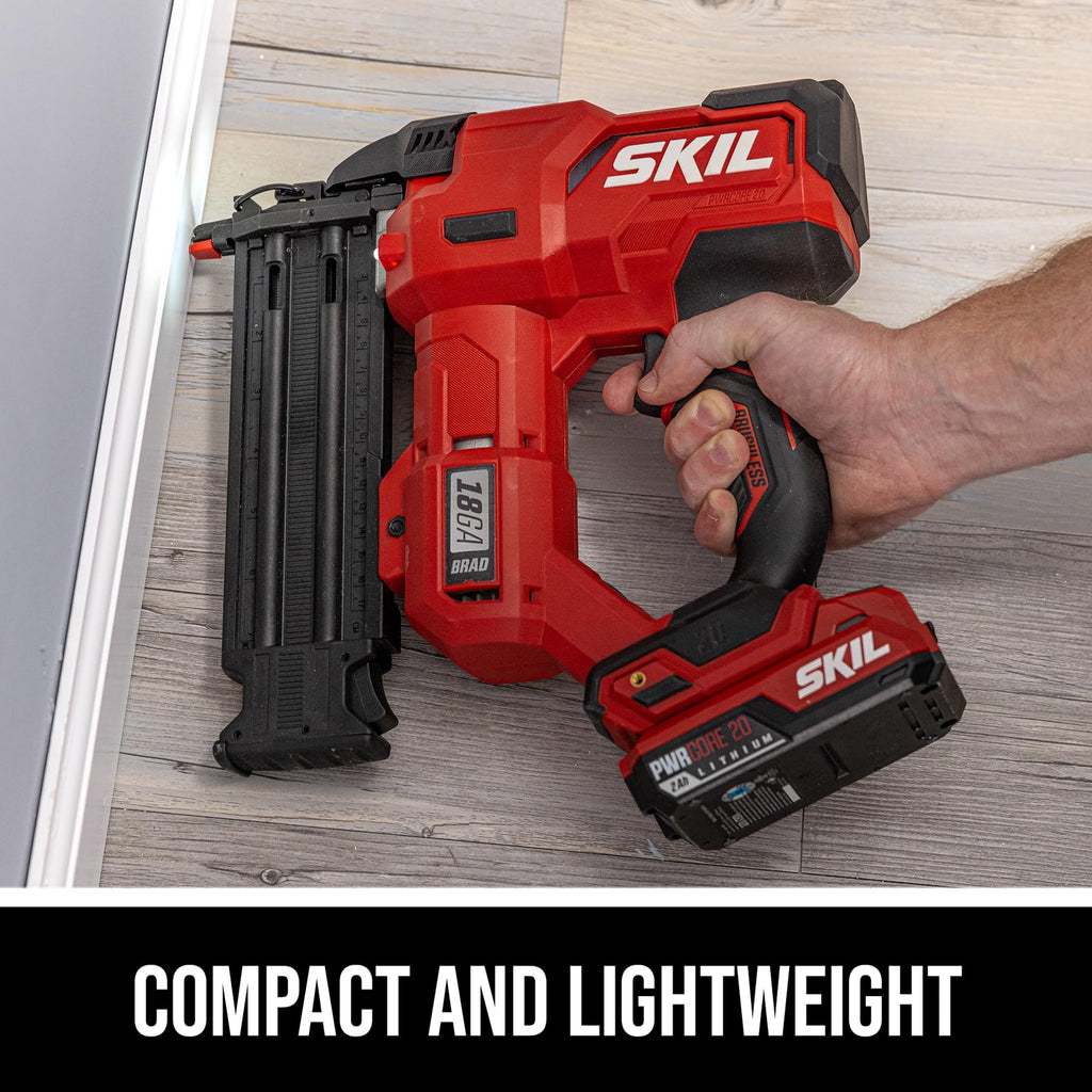 20V 18Ga Brad Nailer Kit with Battery and Charger F665