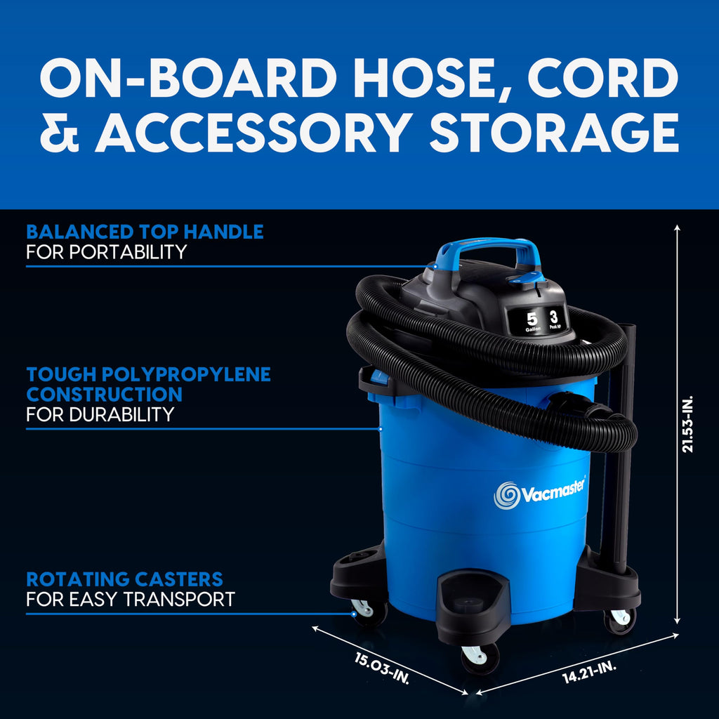 5-Gal Wet/Dry Vacuum D542