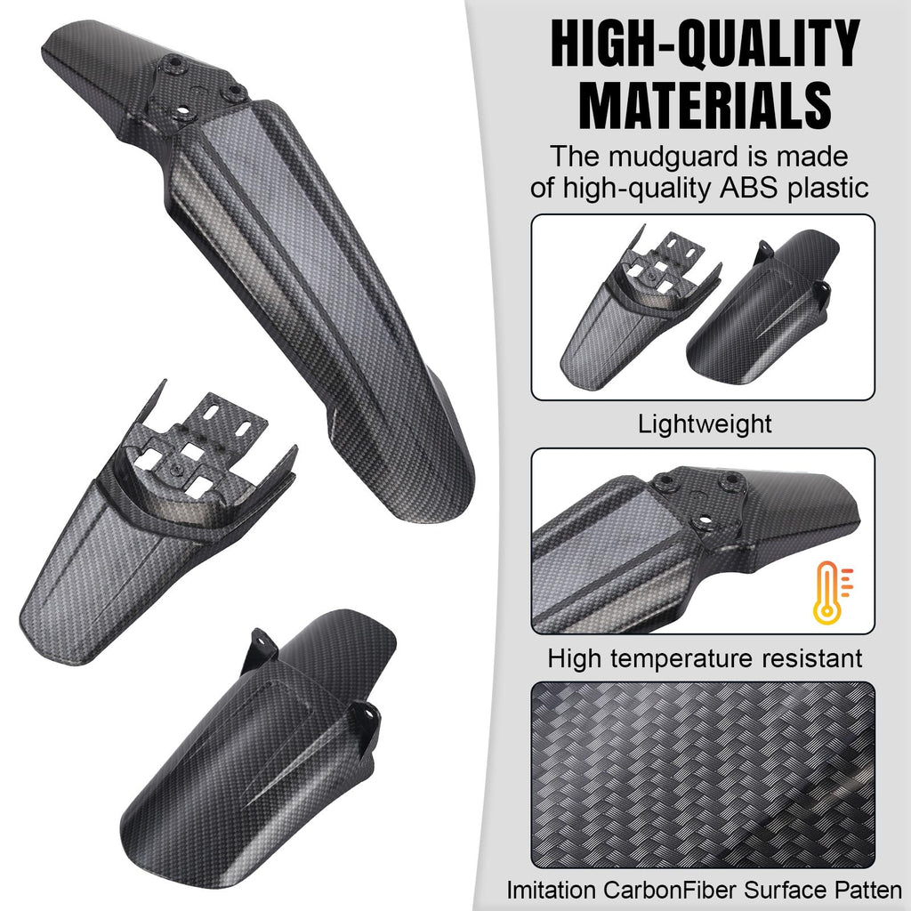 Black Front & Rear Fender Kit H775