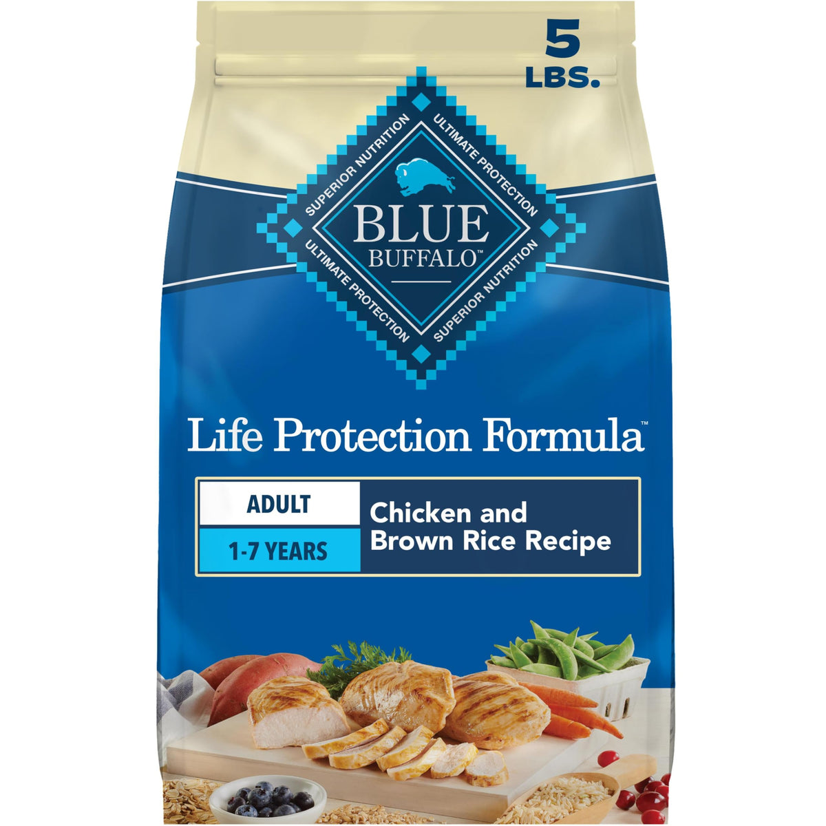 Chicken Adult Dry Dog Food 5 lb Z3123