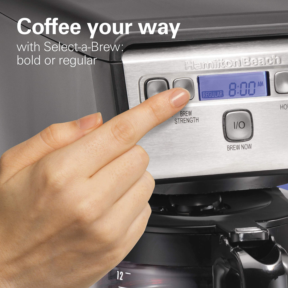 12 Cup Compact Programmable Drip Coffee Maker Z67306