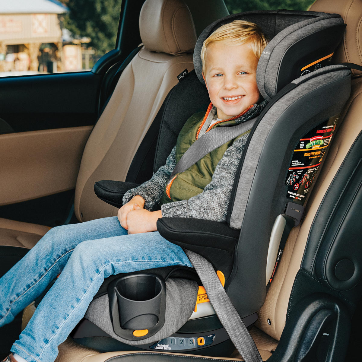 5-Point Harness High Back Booster Car Seat W98056