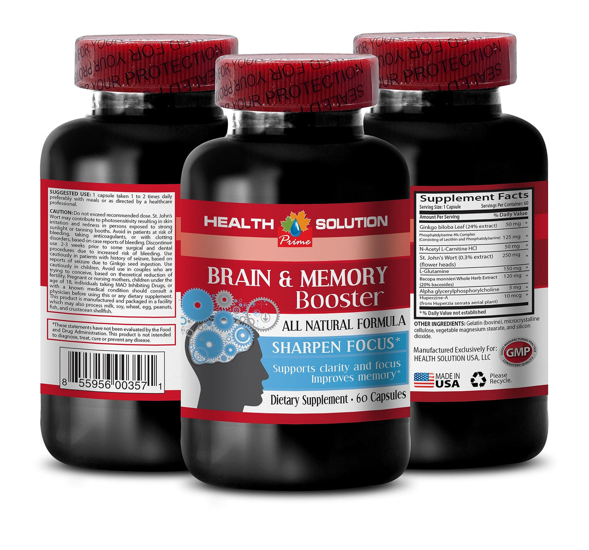 120 Caps Brain and Memory Supplement X43885