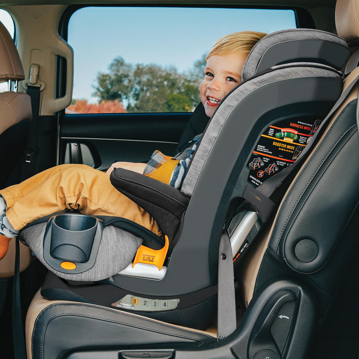5-Point Harness High Back Booster Car Seat W98056