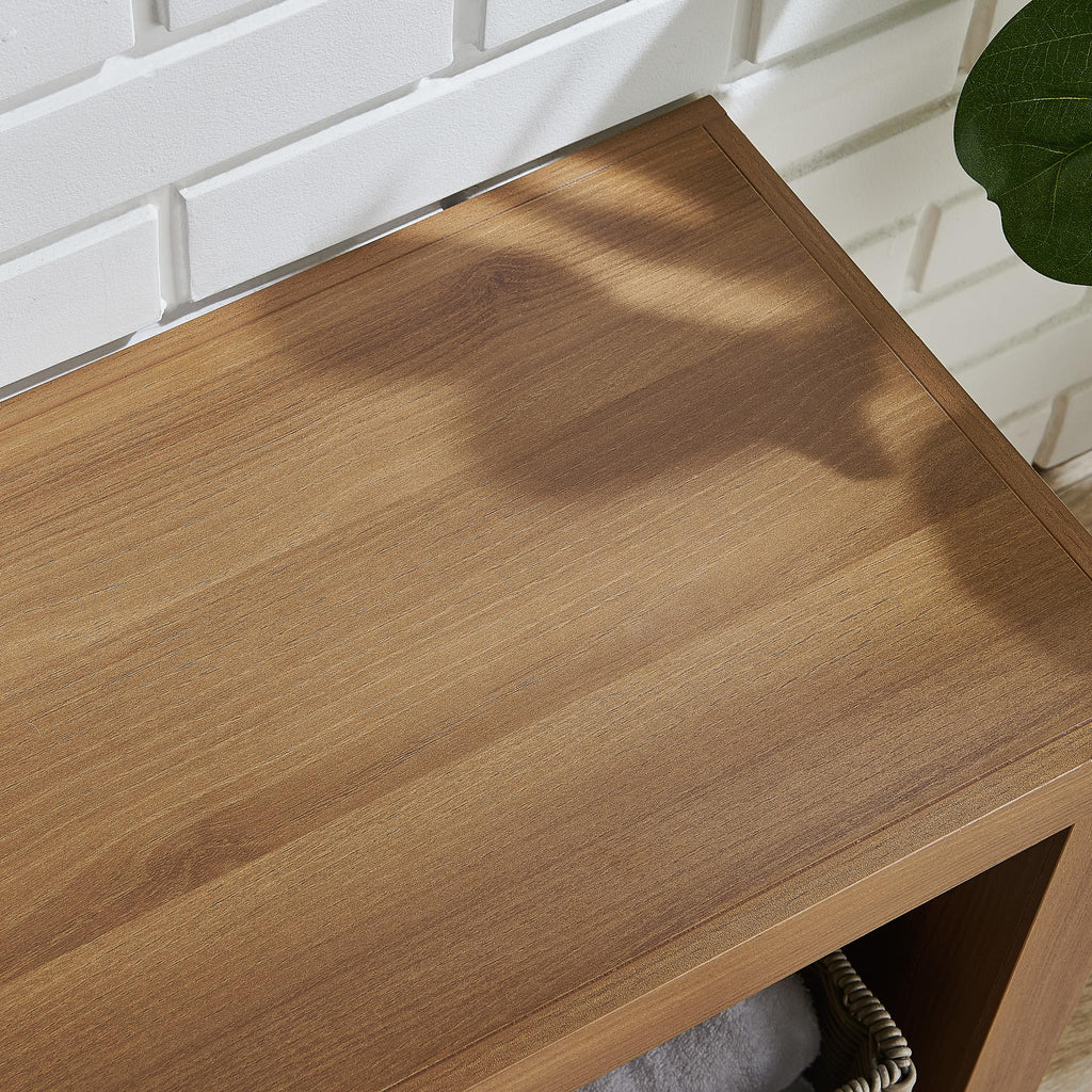 58" Wooden TV Stand with Open Storage Q8259